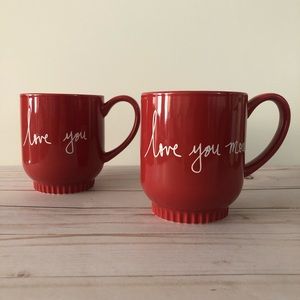 Opalhouse by target pair of i love you mugs